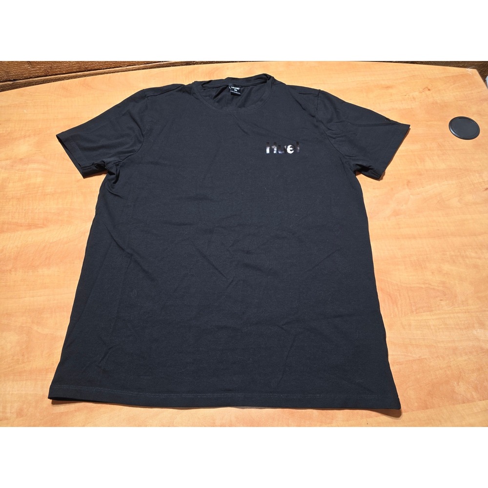 Huel Hueligan 1000 T-Shirt Mens XXL Black Graphic Short Sleeve Stretch Cotton